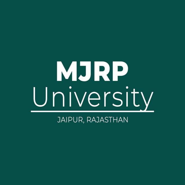 M.A., ClinicalPsychology (Mahatma Jyoti Rao Phoole university) 2013